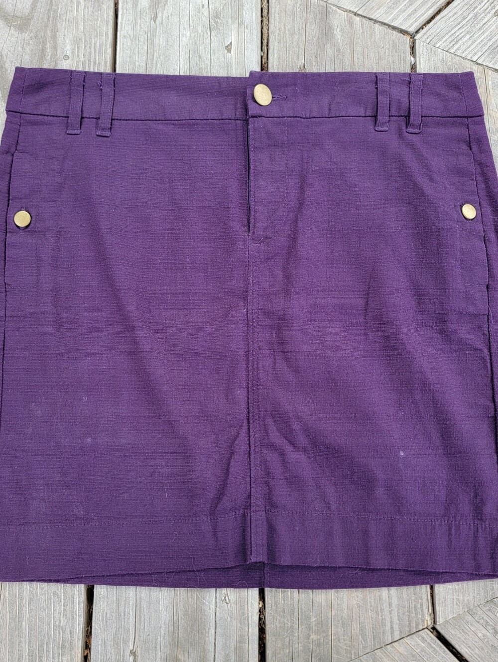 GAP stretch purple knee length uniform business casual s